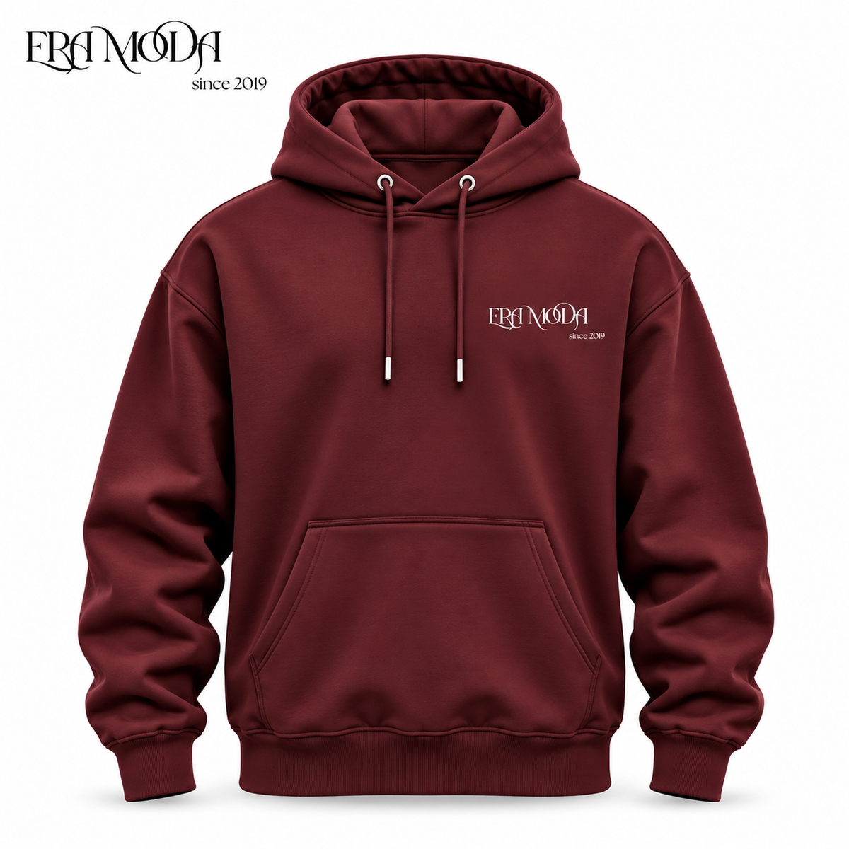 سويت شيرت هودي رجالي بريميوم مبطن بوبرة - لون نبيتي | ERA MODA