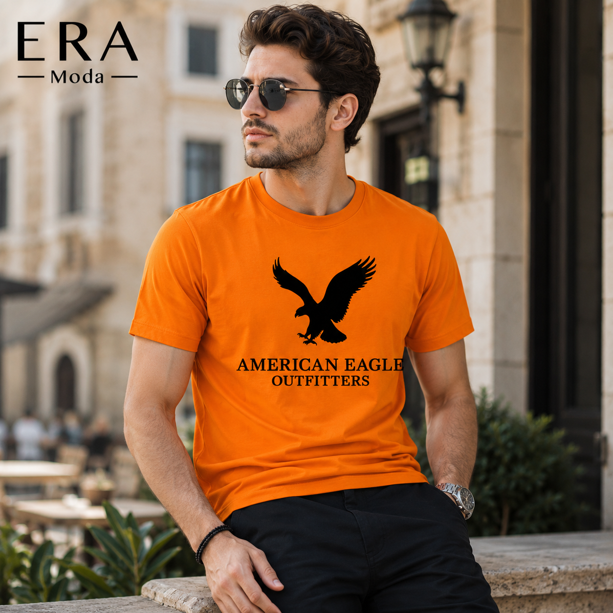 American Eagle Orange T-shirt