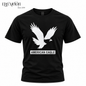 American Eagle Men’s Cotton T-Shirt – Graphic Print | Black & Blue