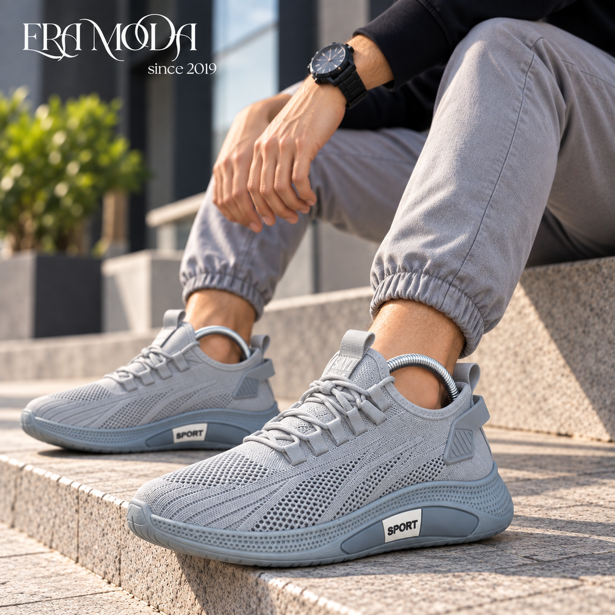 Men’s Sport Sneakers –  Lightweight & Rubber Sole