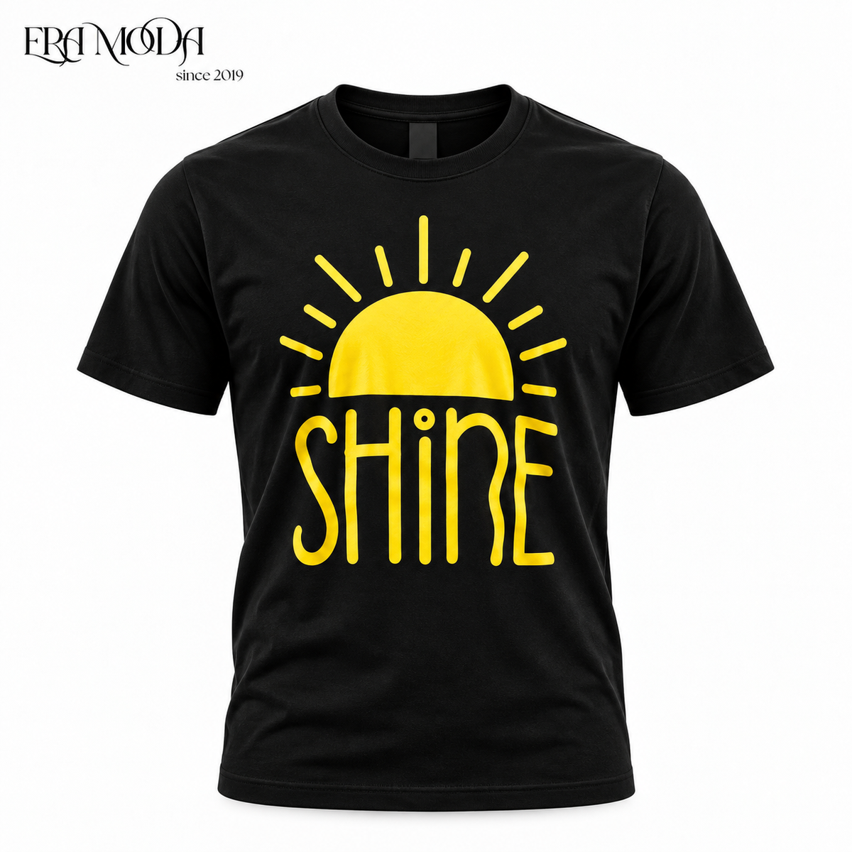 Men’s Black Slim-Fit Cotton T-Shirt - Premium Graphic Print