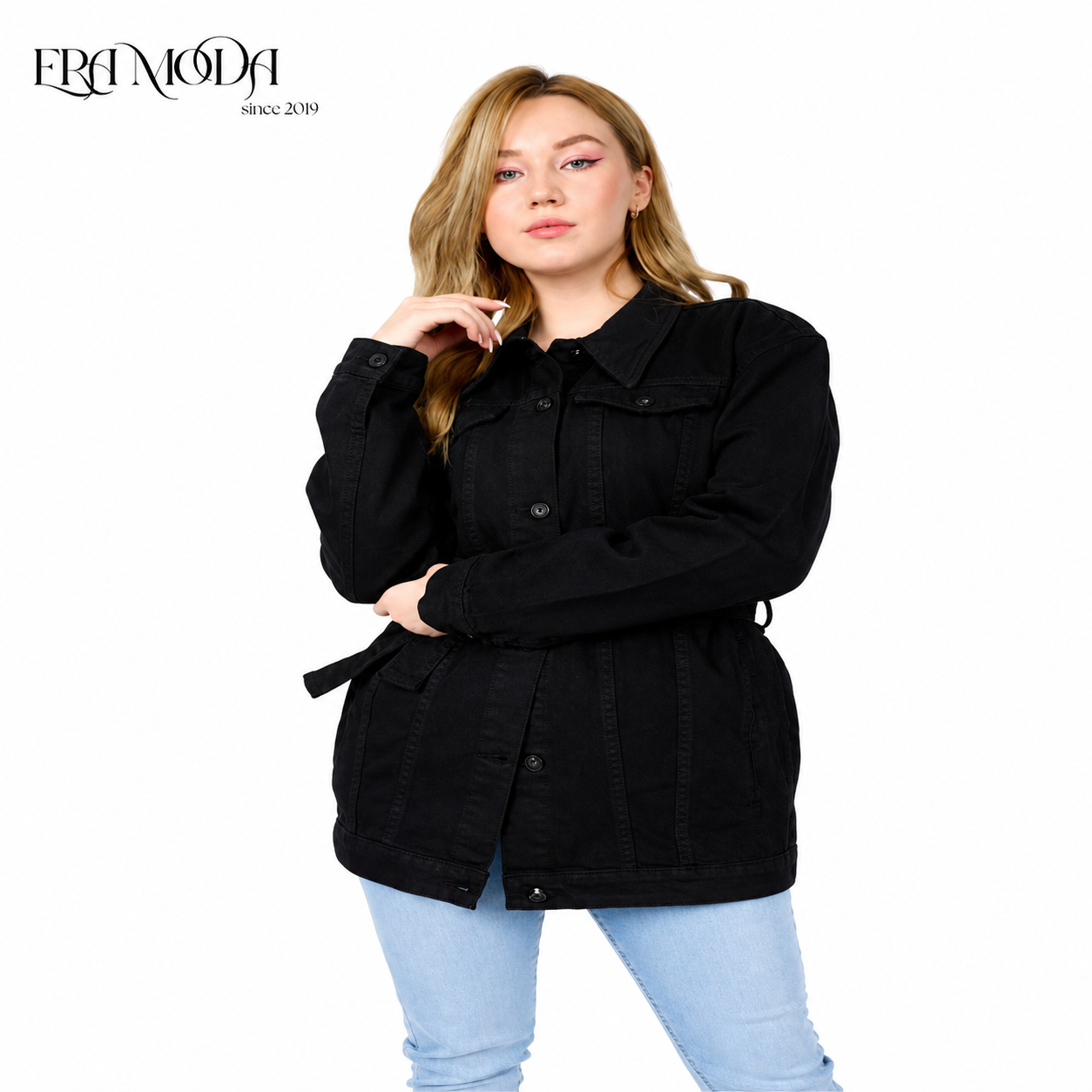 RIBBON JEANS JACKET