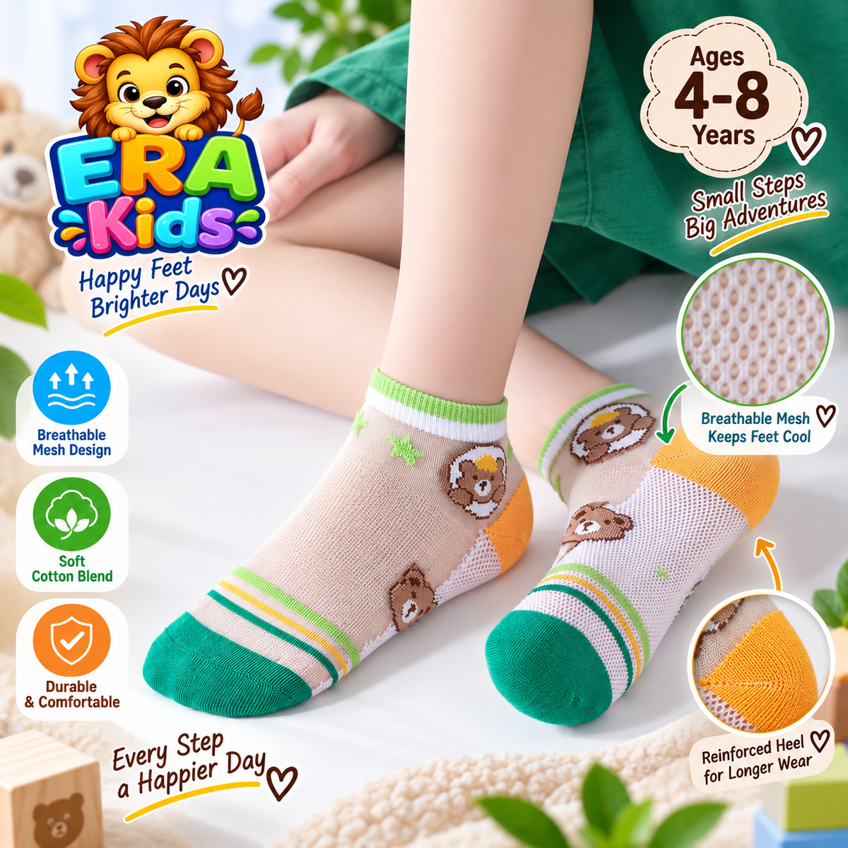 Kids Socks (4-8 Years) Model 10