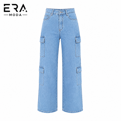 Wide-Leg Baggy Jeans
