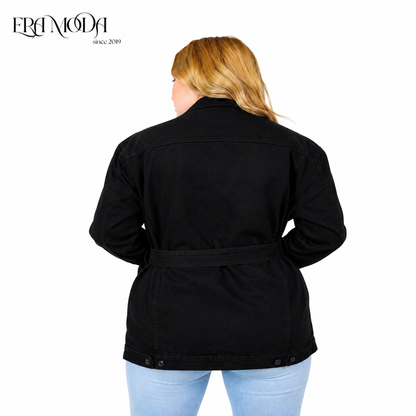 RIBBON JEANS JACKET